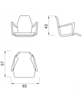 Кресло парикмахерское "NIKE"