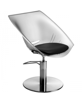 Кресло парикмахерское "GINEVRA CONFORT TRANSPARENTE"