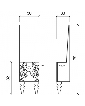 Зеркало парикмахерское "Style 84"