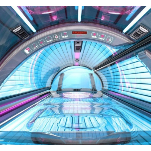 Горизонтальный солярий "Ergoline Prestige 1400 Carbon Grey"