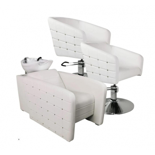 Парикмахерский комплект "Гламрок" белый