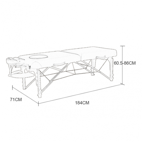 Складной массажный стол "HZ-3387"