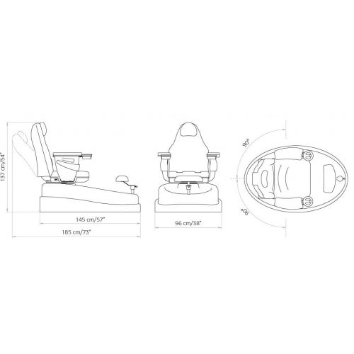 Педикюрное СПА кресло "PEDI SPA"